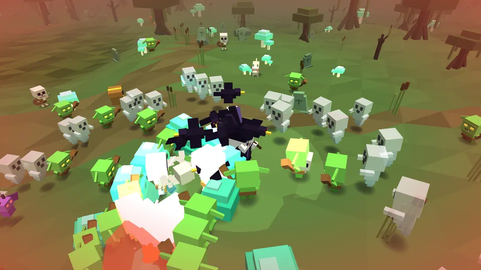 Mirewood: a foggy bog with sunken graves
